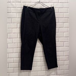 ANNE TAYLOR women blue curvy capris/size 10P